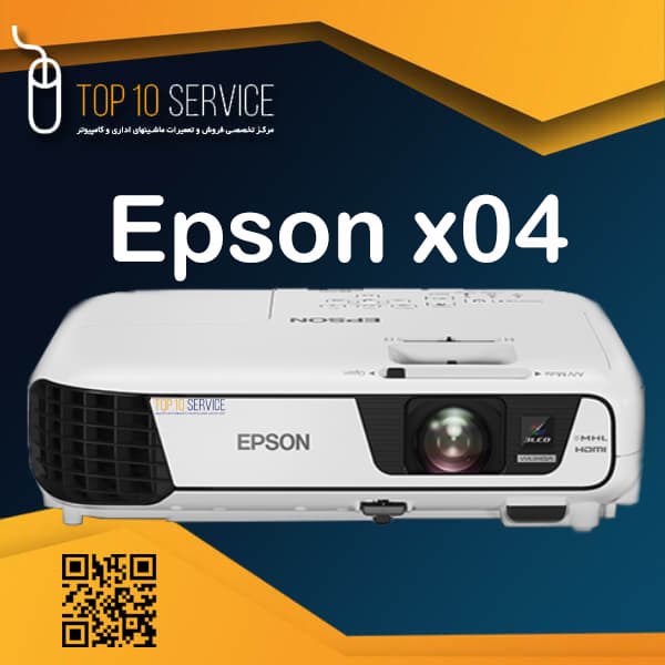 ويدئو پروژکتور اپسون Epson x04 استوک — تصویر ۳