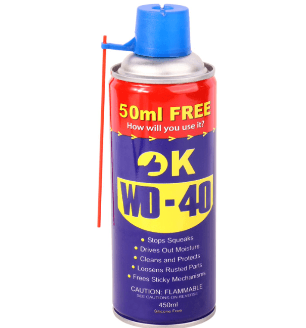 اسپری روان کننده اوکی مدل WD-40 حجم 450 میلی لیتر