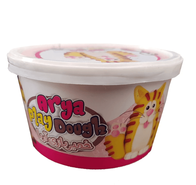 خمیربازی 4 رنگ آریا مدل 1030 گربه