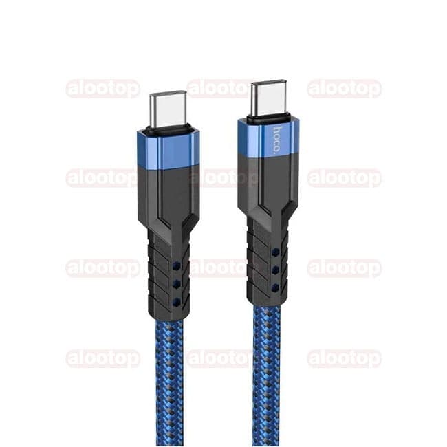 کابل تبدیل USB-C به USB-C هوکو مدل U110 (توان 60 وات)