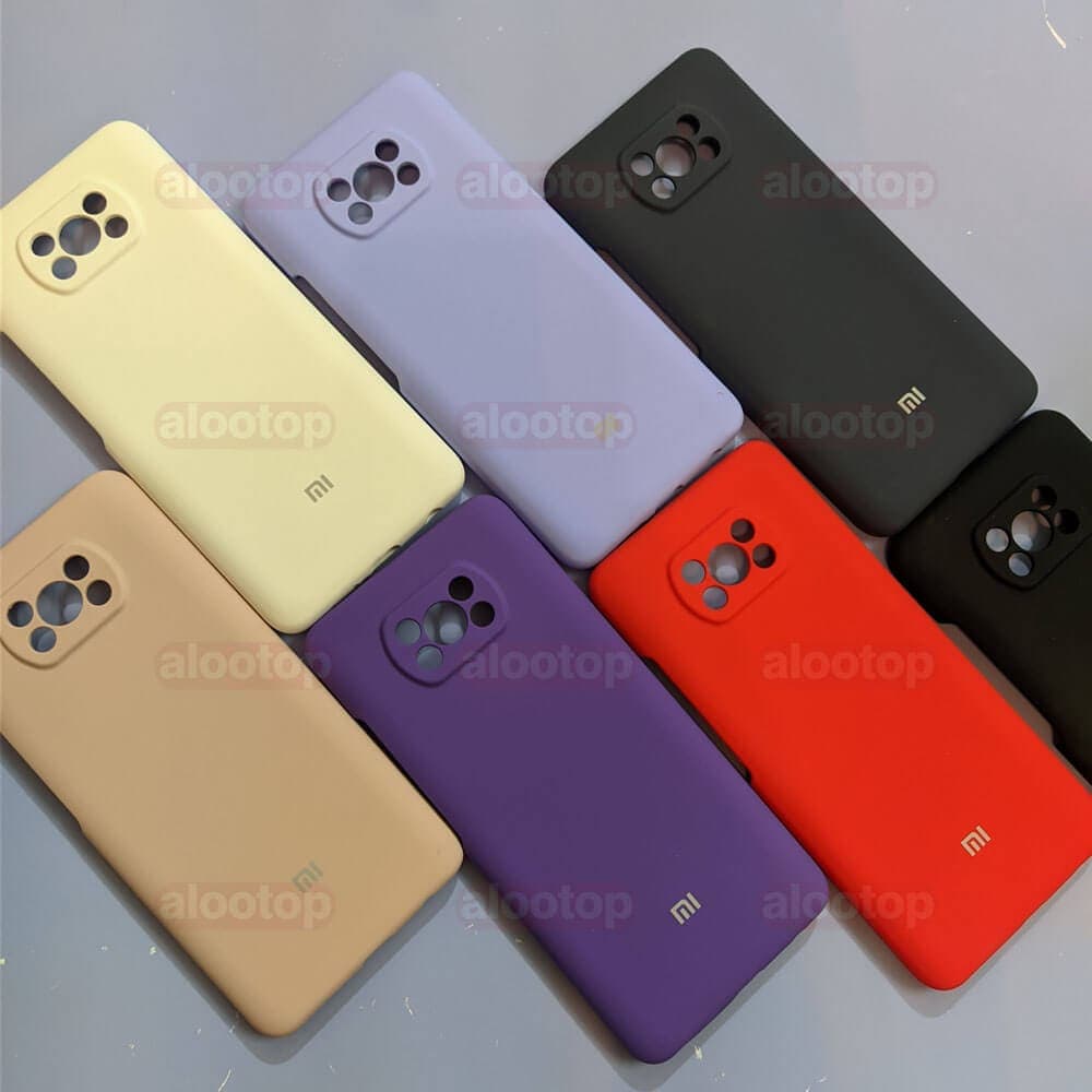 قاب سیلیکونی اصلی شیائومی Poco X3 NFC / X3 Pro (اورجینال پاک‌کنی)