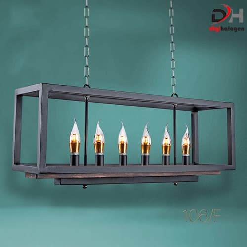چراغ آویز چوبی مدل 106/F — تصویر ۴