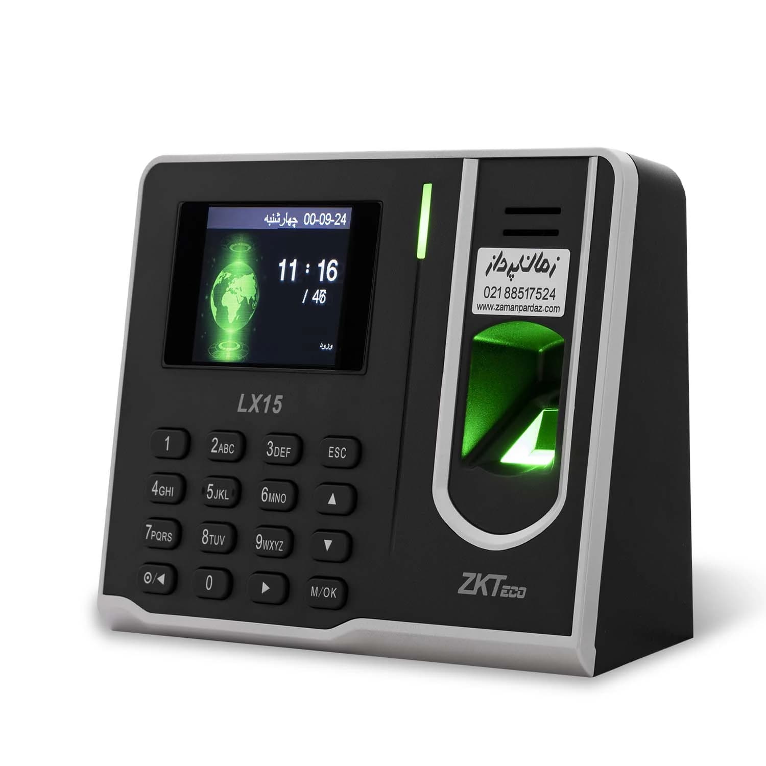 دستگاه حضور و غیاب ZKTeco LX15 — تصویر ۱۱
