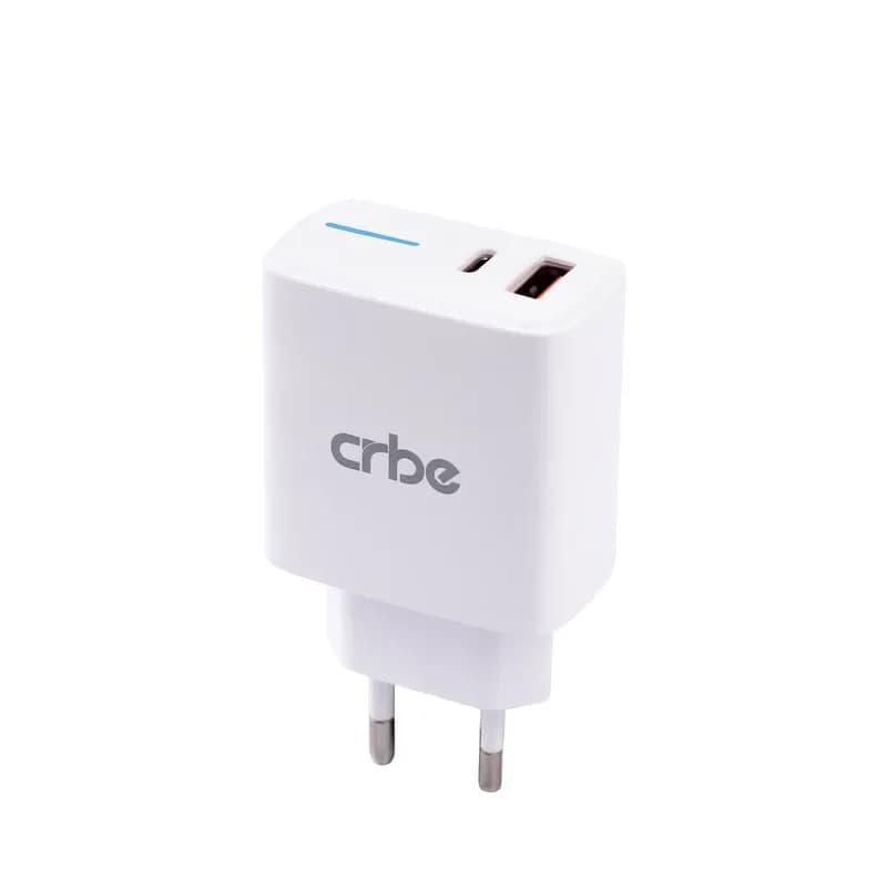 شارژر دیواری 38 وات کربی مدل CR-R106 سفید گارانتی 12 ماهه تکنوپاز