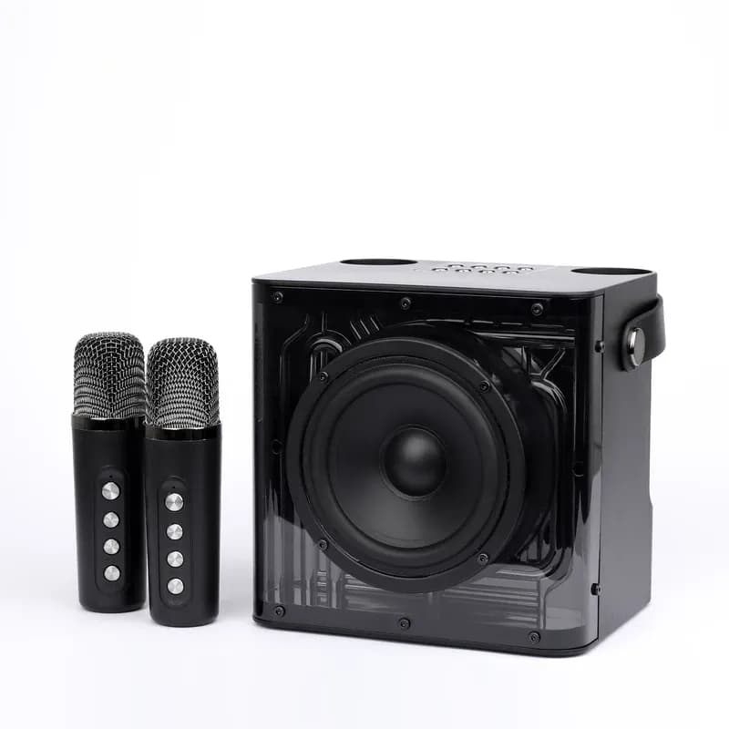 اسپیکر بلوتوثی قابل حمل کلومن مدل KS-150 KARAOKE مشکی گارانتی 12 ماهه تکنوپاز — تصویر ۲
