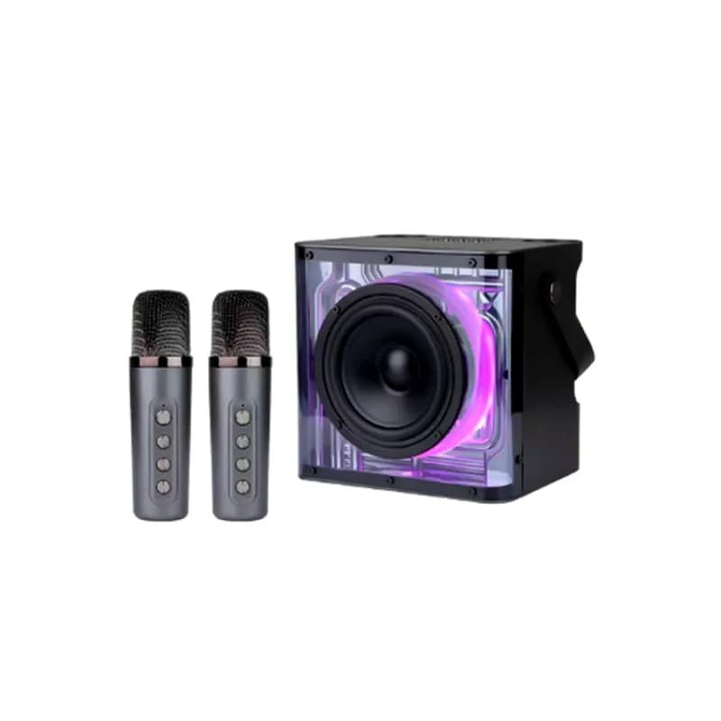 اسپیکر بلوتوثی قابل حمل کلومن مدل KS-150 KARAOKE مشکی گارانتی 12 ماهه تکنوپاز — تصویر ۵