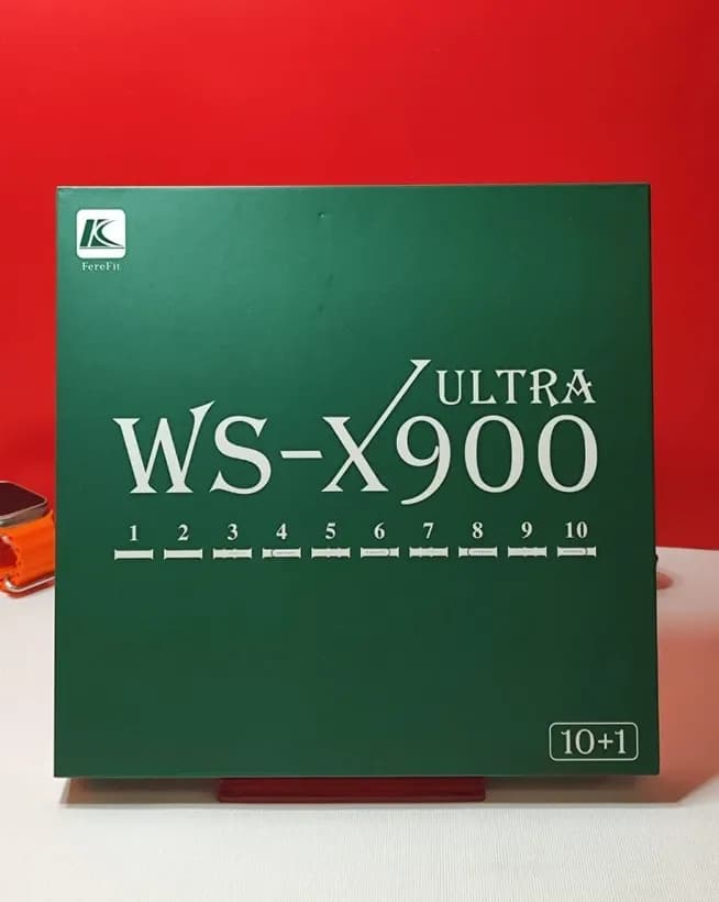 ساعت هوشمند WS-X900 Ultra | همراه 10 بند — تصویر ۵