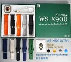 ساعت هوشمند WS-X900 Ultra | همراه 10 بند — تصویر ۴