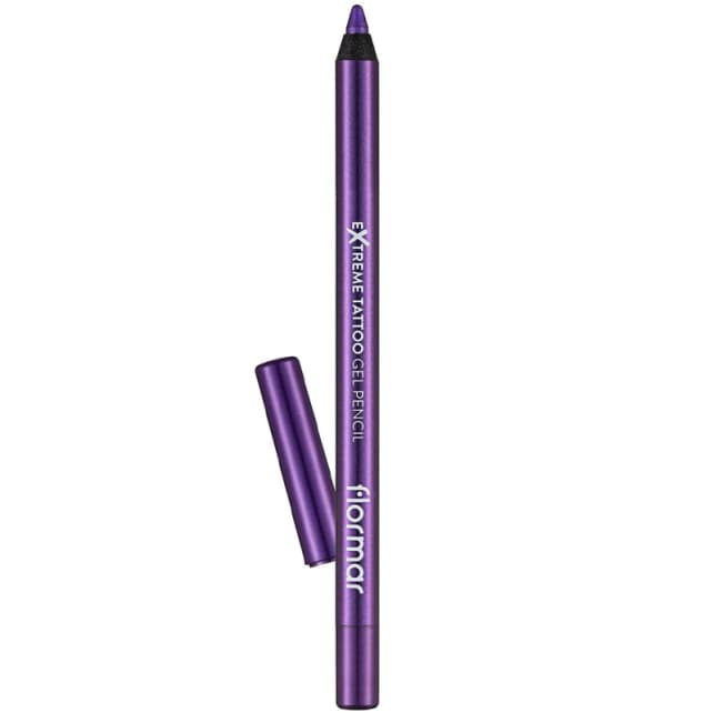مداد چشم ژله ای ضد آب فلورمار Flormar مدل Extreme tattoo Gel Pencil شماره 11 رنگ Purple Blaze — تصویر ۲