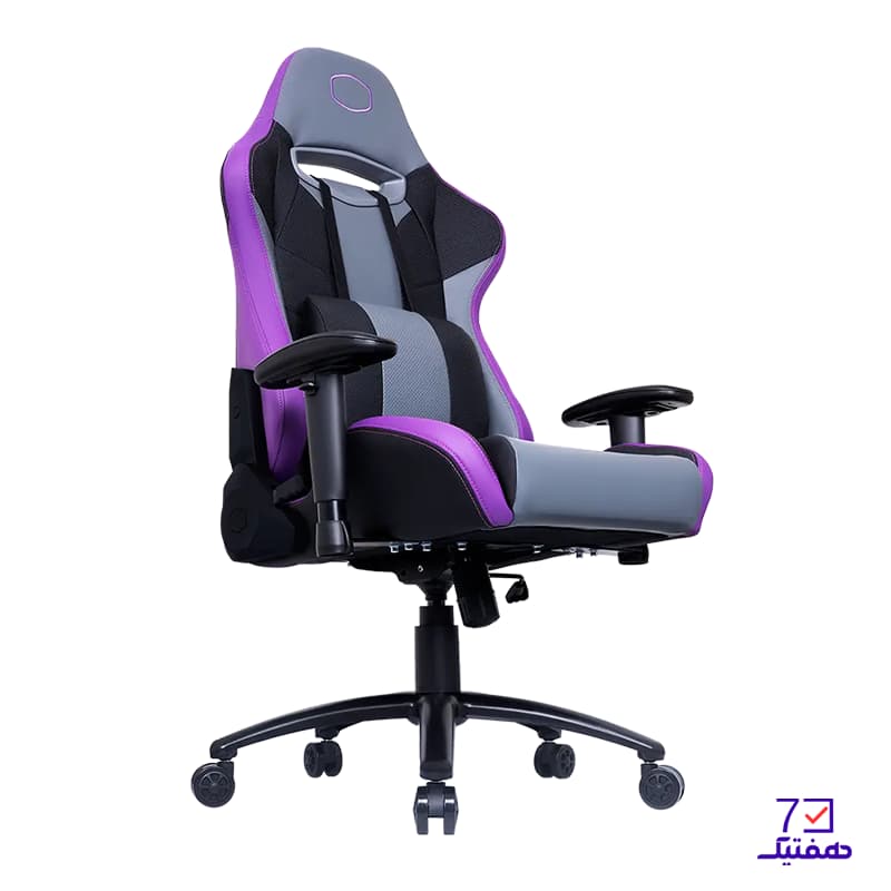 صندلی گیمینگ کولر مستر مدل GCR3 PURPLE BLACK — تصویر ۴