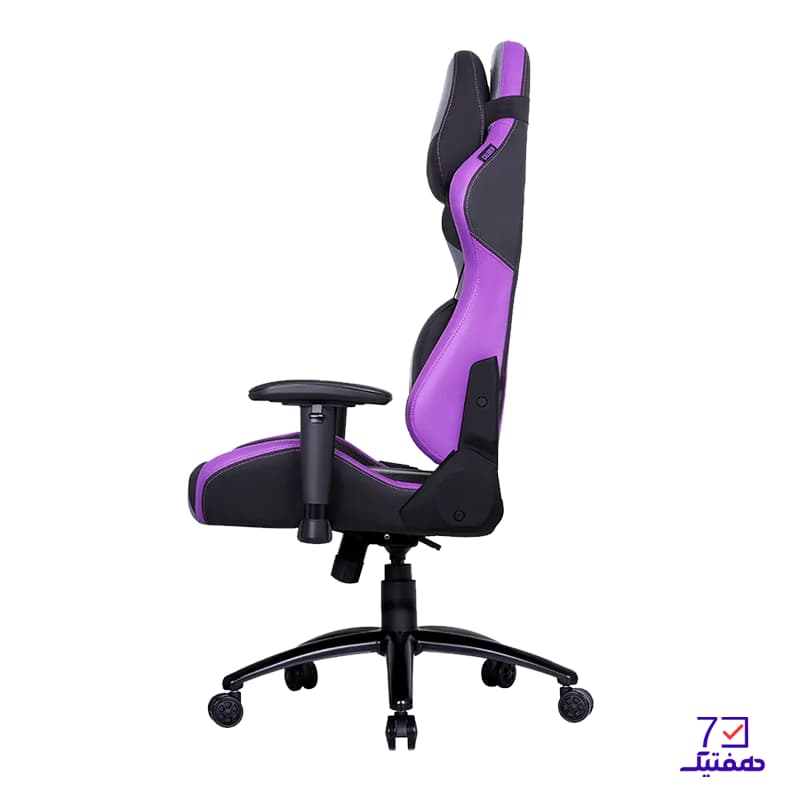 صندلی گیمینگ کولر مستر مدل GCR3 PURPLE BLACK — تصویر ۵