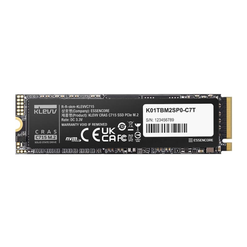 اس اس دی اینترنال کلو مدل KLEVV CRAS C715 ظرفیت 1 ترابایت