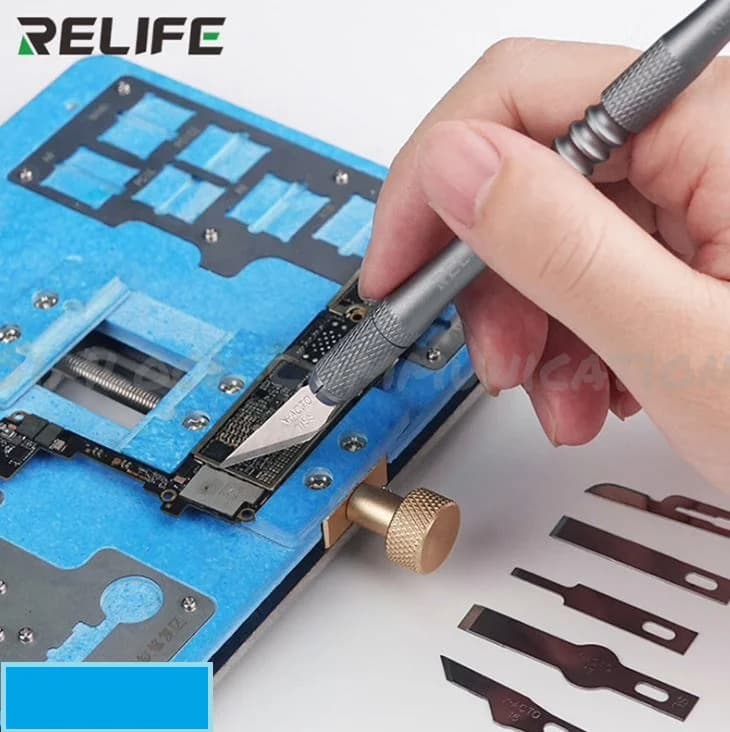 ست کاتر قلمی و تیغ تعویض آیسی RELIFE مدل RL-101B — تصویر ۱۱