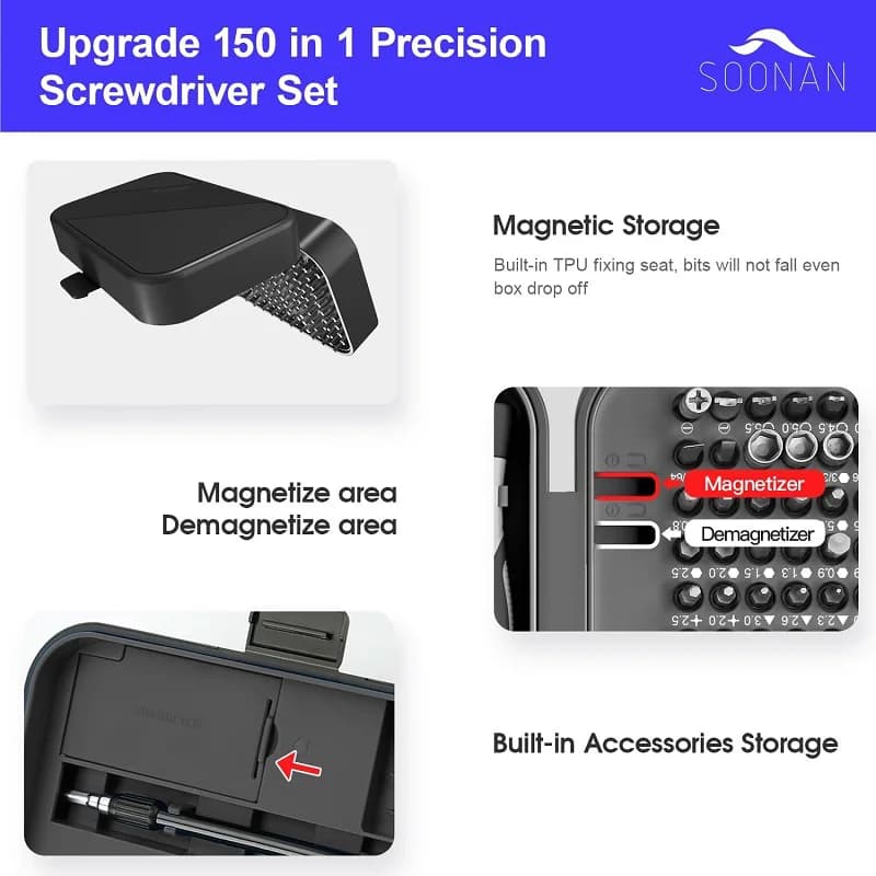 ست پیچ گوشتی 150 پارچه KS-840150 — تصویر ۱۲
