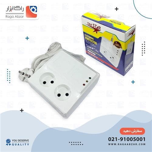 محافظ برق 2 خانه سیم کوتاه تک استار — تصویر ۲