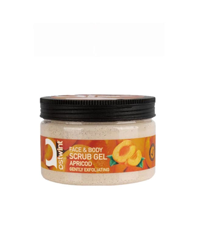 اسکراب استوینت OSTWINT مدل GENTLY EXFOLIATING APRICOD مناسب صورت و بدن حجم 300 میل — تصویر ۳