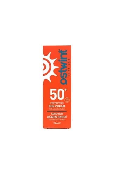 کرم ضدآفتاب نارنجی استوینت OSTWINT مناسب بزرگسالان با SPF+50 حجم 100 میل — تصویر ۲