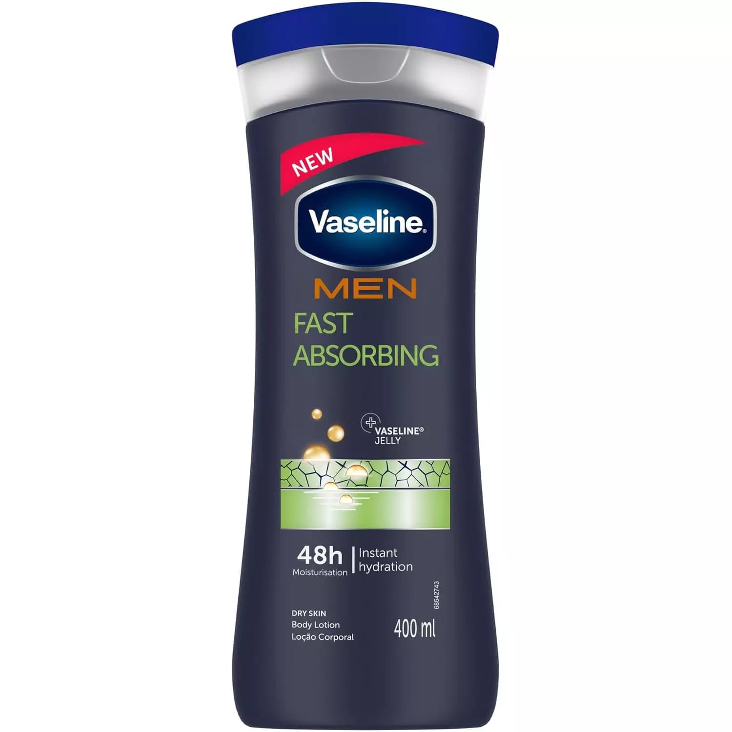 لوسیون بدن وازلین مردانه حجم 400 میل مدل Vaseline men fast absoring — تصویر ۸