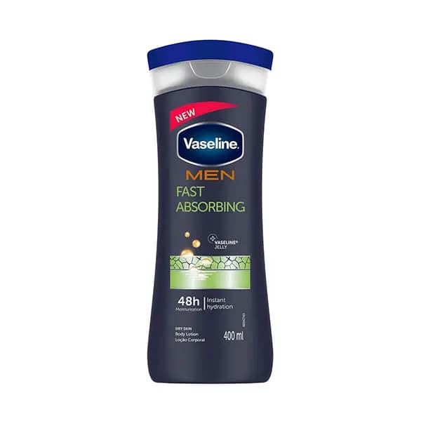 لوسیون بدن وازلین مردانه حجم 400 میل مدل Vaseline men fast absoring — تصویر ۶