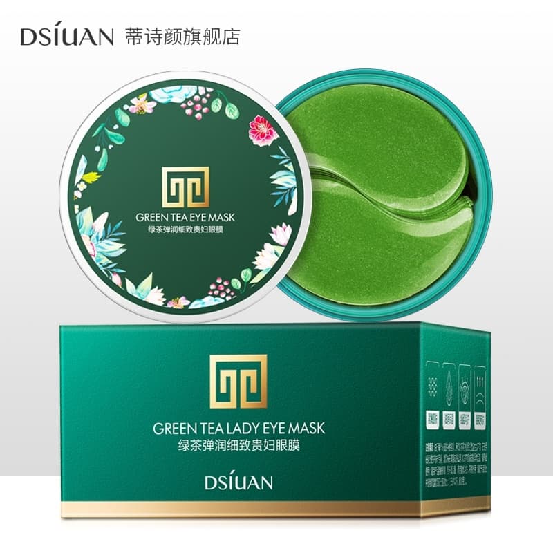 ماسک زیر چشم چای سبز دسوان Dsiuan Green Tea Lady Eye Mask — تصویر ۲