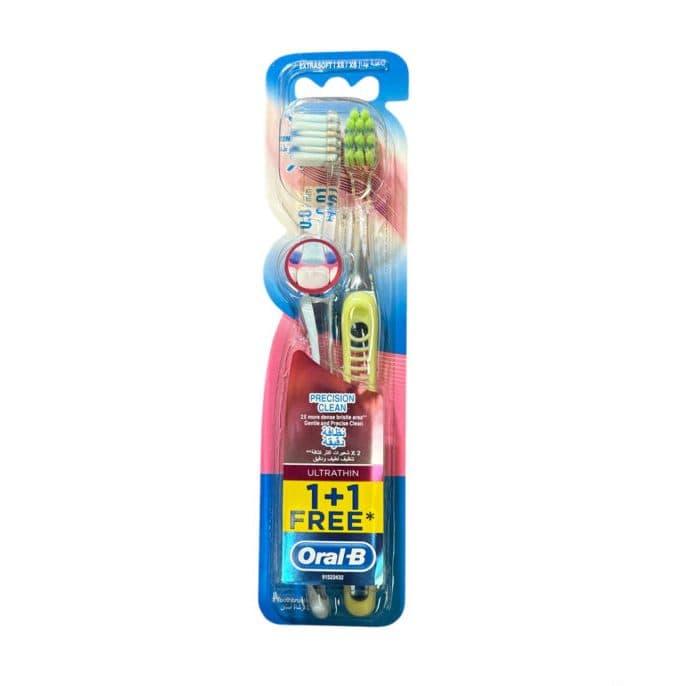 مسواک اورال بی مدل Precision Clean با برس نرم بسته 2 عددی