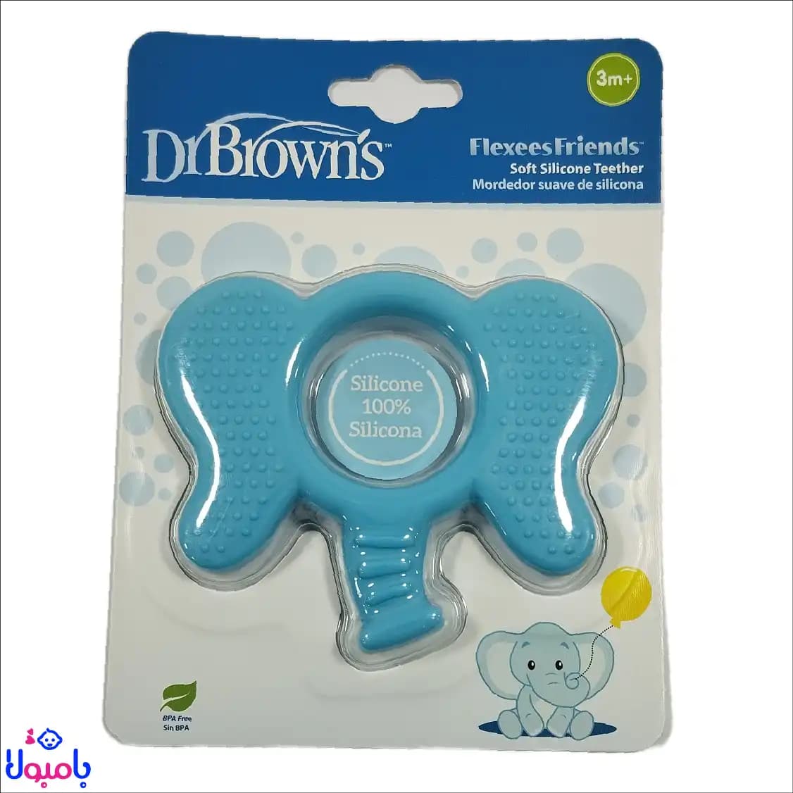 دندانگیر سیلیکونی طرح فیل دکتر برونز (Dr. Brown’s) — تصویر ۴
