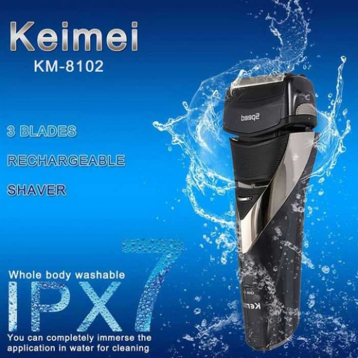ریش تراش ضدآب کیمی KEMEI KM-8102 — تصویر ۴