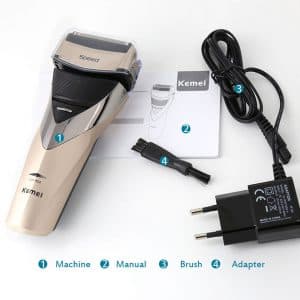 ریش تراش ضدآب کیمی KEMEI KM-8102 — تصویر ۹