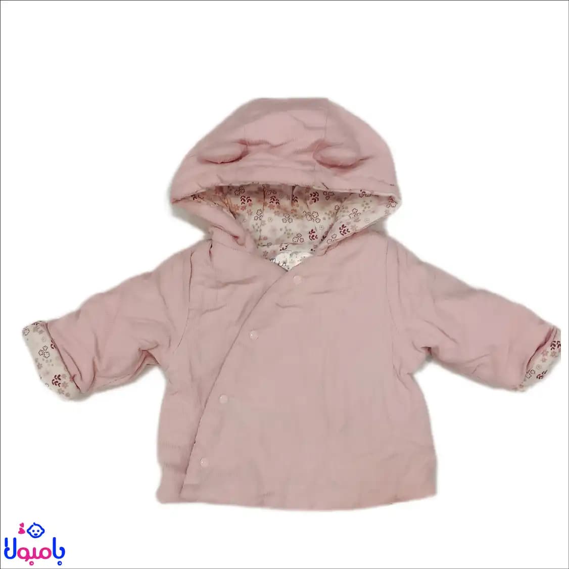 کاپشن بچه گانه دخترانه مخمل کبریتی — تصویر ۳