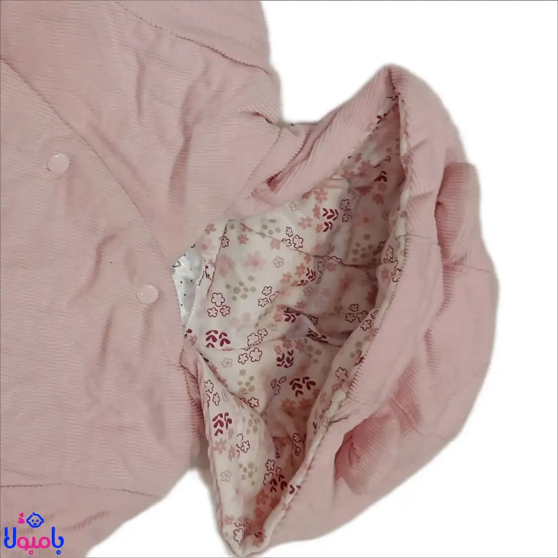 کاپشن بچه گانه دخترانه مخمل کبریتی — تصویر ۵