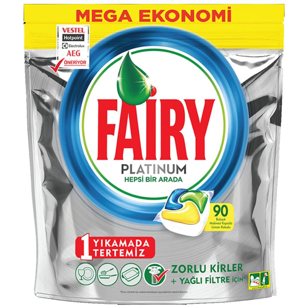 قرص ماشین ظرفشویی فیری پلاتینیوم 90 عددی Fairy
