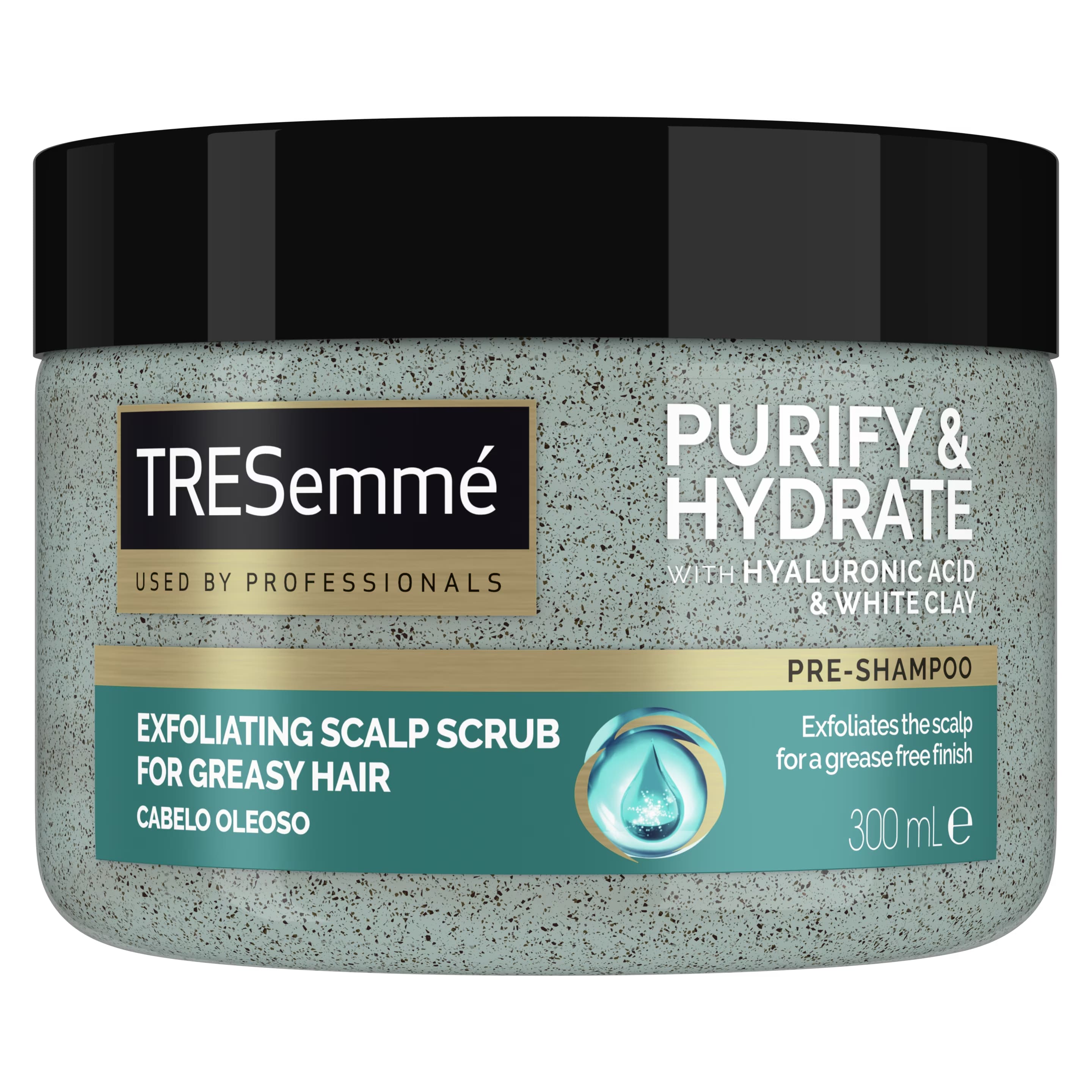 اسکراب کف سر ترزمه TRESEMME موهای چرب مدل PURIFY and HYDRATE حجم 300 میل — تصویر ۲