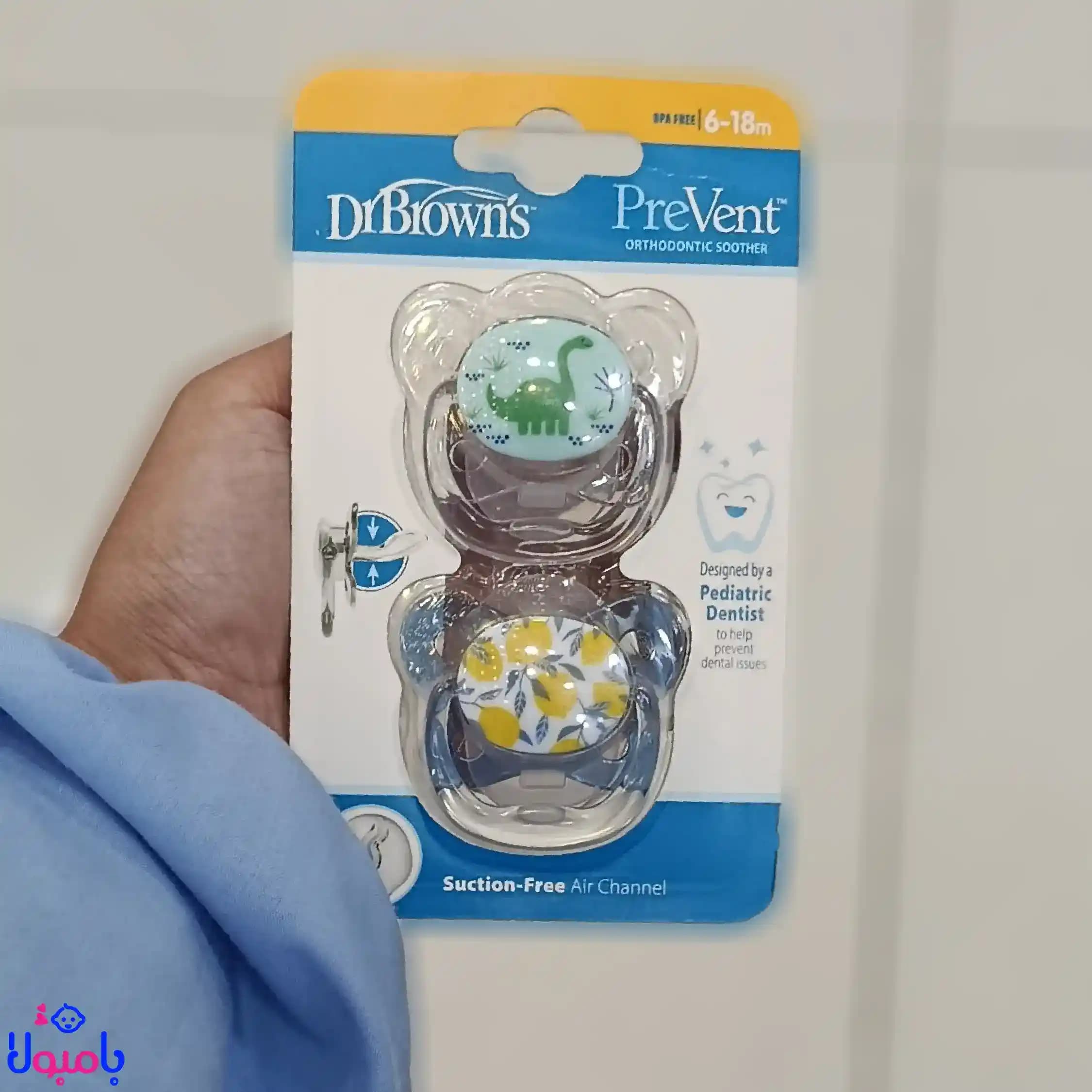 پستانک ارتودنسی دکتر براونز 6-18 ماهگی — تصویر ۴