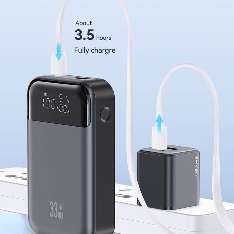 پاوربانک یوسمز مدل CD221 ظرفیت 10000 میلی آمپر ساعت — تصویر ۵
