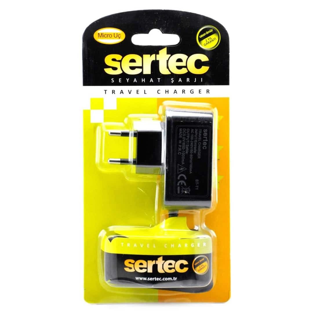 شارژر مسافرتی 5 ولت 1200mAh با خروجی Micro USB مدل ST-T1
