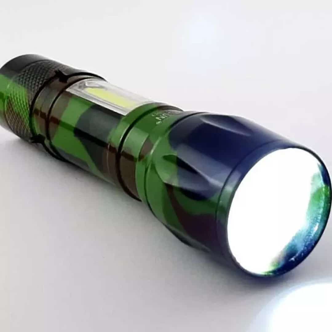 چراغ قوه پلیسی Flashlight COB+XPE LED چریکی — تصویر ۶