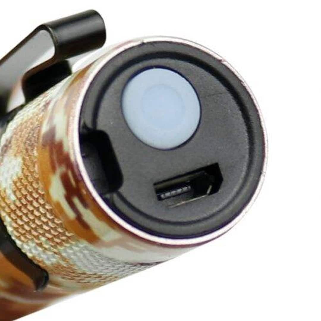 چراغ قوه پلیسی Flashlight COB+XPE LED چریکی — تصویر ۸