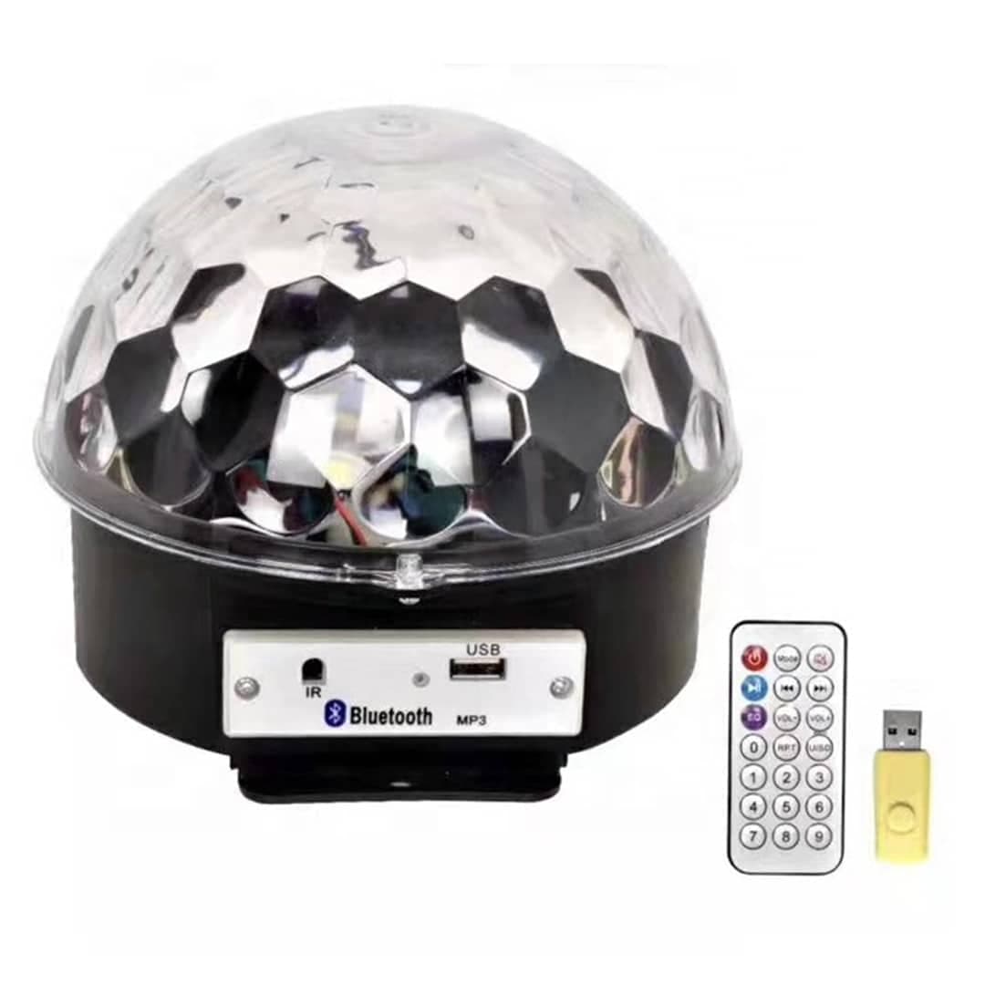 اسپیکر رقص نور بلوتوثی مدل Crystal Magic DJ LED — تصویر ۲