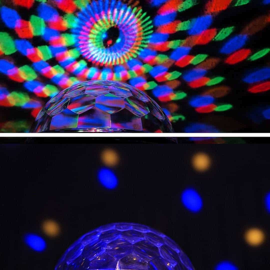 اسپیکر رقص نور بلوتوثی مدل Crystal Magic DJ LED — تصویر ۷
