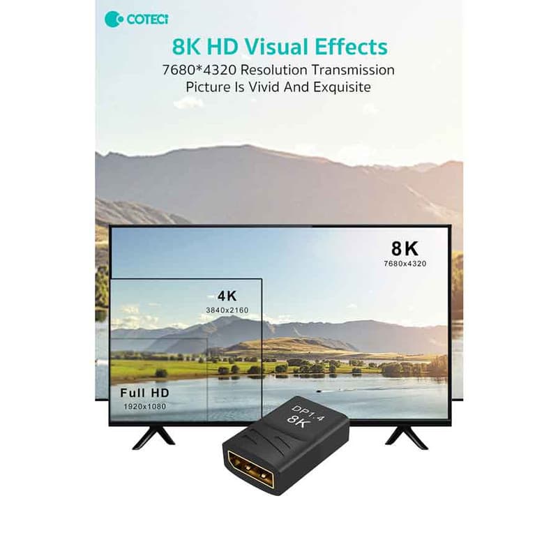مبدل افزایش طول Display port کوتتسی مدل 87608 — تصویر ۱۱
