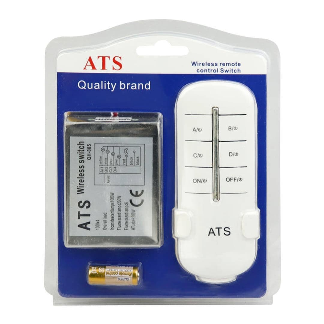 ریموت کنترل 4 کاناله 220VAC مدل QH-805 — تصویر ۳