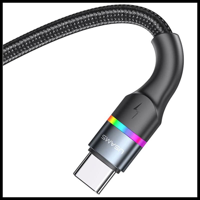 کابل تبدیل USB-C یوسمز مدل US-SJ537 طول 1.2 متر — تصویر ۴