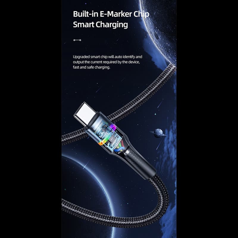 کابل تبدیل USB-C یوسمز مدل US-SJ537 طول 1.2 متر — تصویر ۷