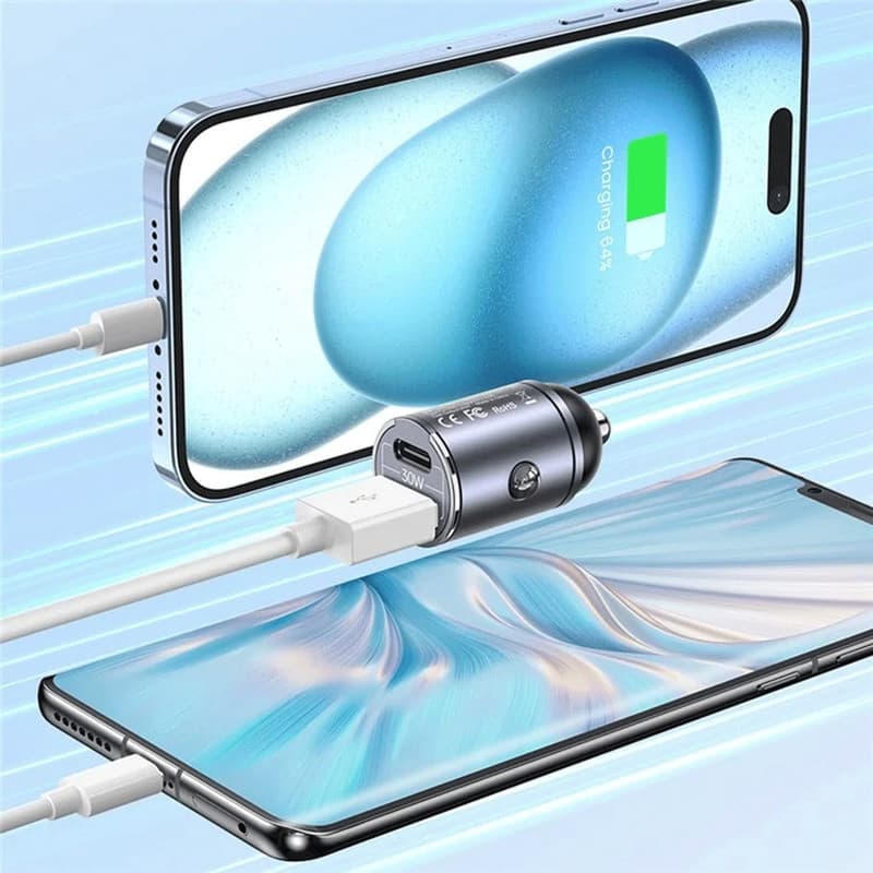 شارژر فندکی 30 وات یوسمز مدل US-CC206 — تصویر ۶