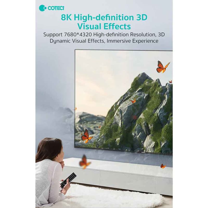 کابل افزایش طول HDMI کوتتسی مدل 87413 طول 1.0متر — تصویر ۸
