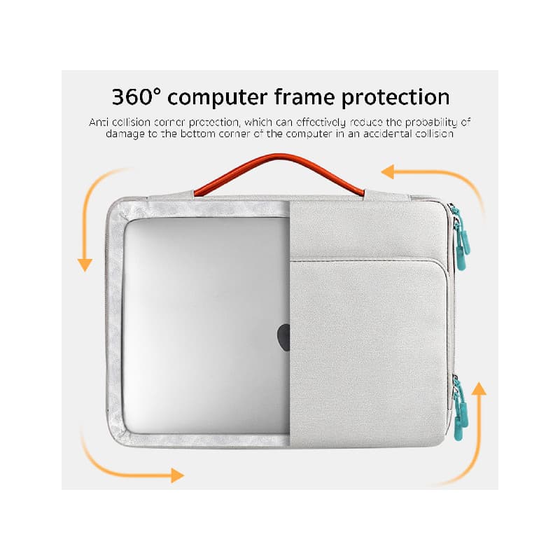 کیف لپ تاپ کوتتسی مدل NoteBooK Double handle inner bag 14015-S-BK مناسب برای لپ تاپ 13 اینچی — تصویر ۴