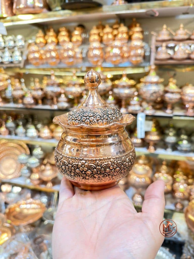 قندان گلبرگی مسی نانو بزرگ — تصویر ۴