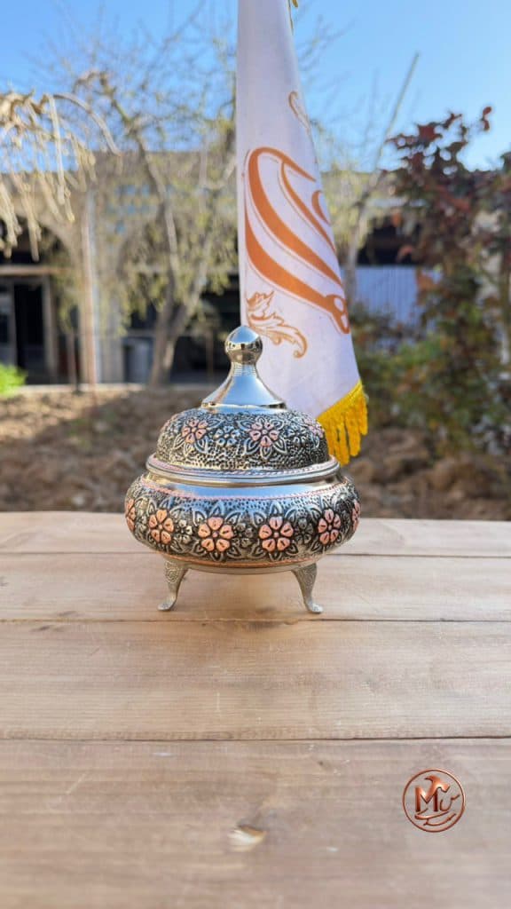 قندان سفینه ای الماس قطر 12 سانت