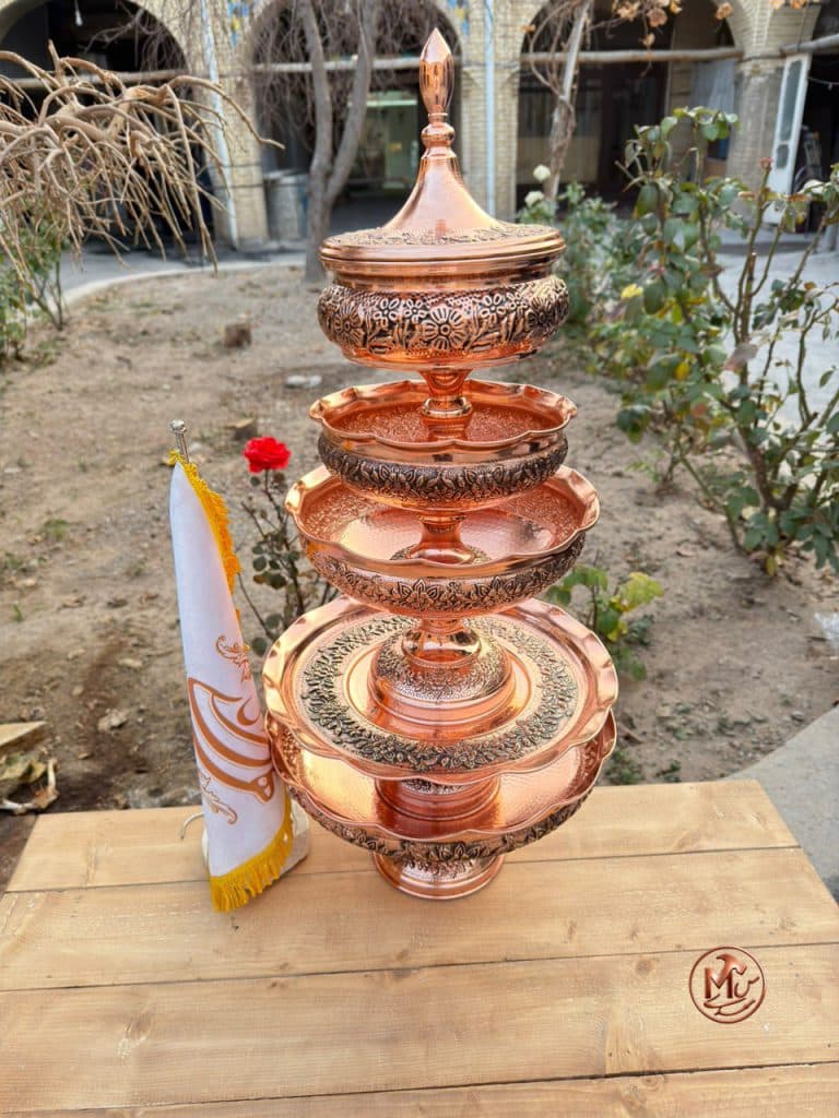 ست پذیرایی گلبرگ زنجان ۵ پارچه — تصویر ۴