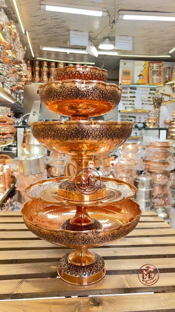 ست پذیرایی گلبرگ زنجان ۵ پارچه — تصویر ۵